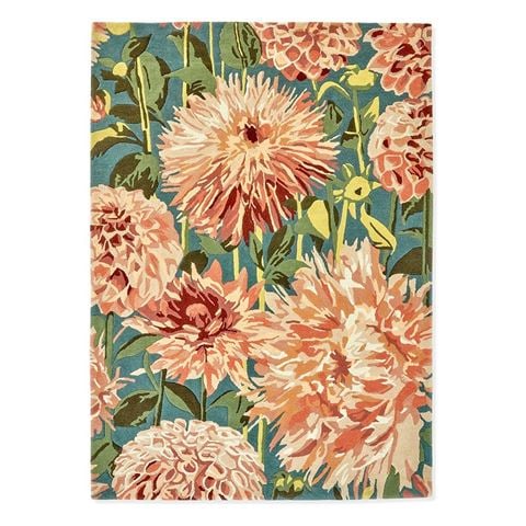 Harlequin Dahlia Coral Wilderness Rug 280x200cm - Peter's of Kensington