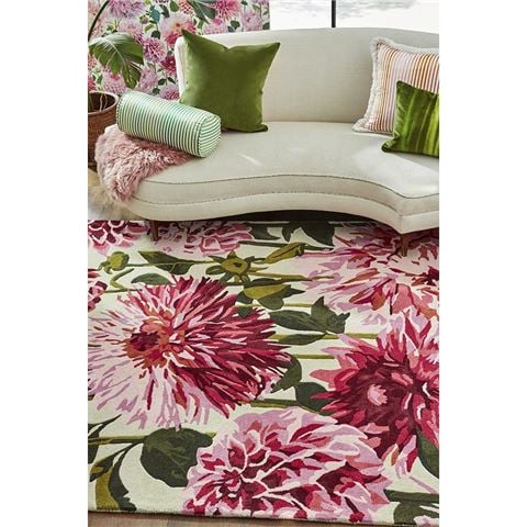 Harlequin Dahlia Fuchsia Palm Rug 240x170cm - Peter's of Kensington