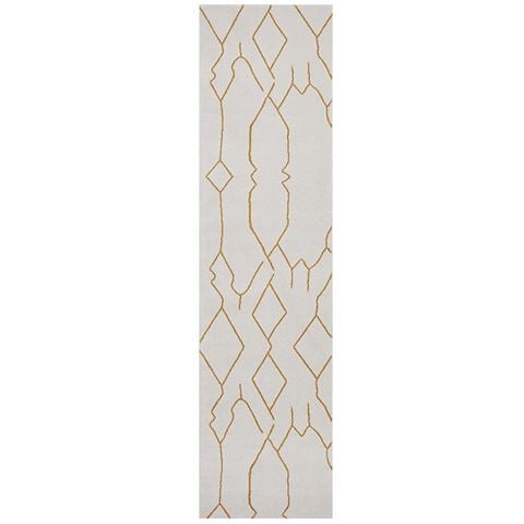 Paradise Ivy Runner Rug Gold 500x80cm - Peter's of Kensington