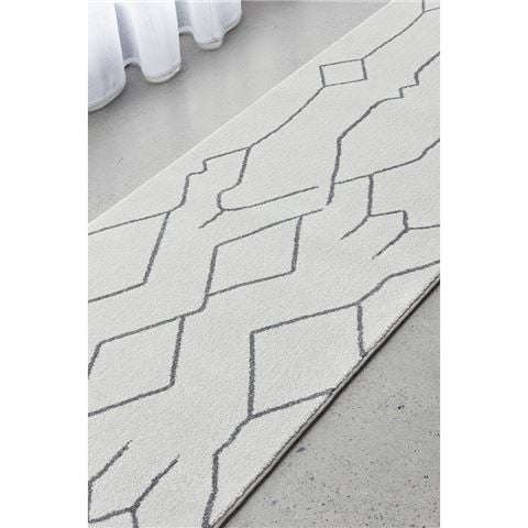 Paradise Ivy Runner Rug Grey 500x80cm - Peter's of Kensington