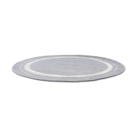 Laura Ashley Rugs Redbrook Round Rug Silver 150cm - Peter's of Kensington