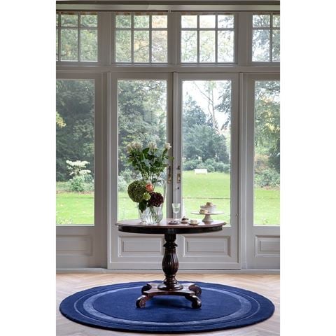 Laura Ashley Rugs Redbrook Round Rug Midnight 200cm - Peter's of Kensington