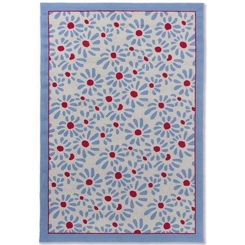 Laura Ashley Rugs Thorncliff Outdoor Rug Sky Blue 230x160cm - Peter's of Kensington