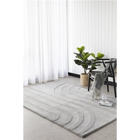 Rug Culture Summit Trail Rug Grey 225x155cm - Peter's of Kensington