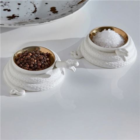 Jonathan Adler - Eden Salt & Pepper Cellars Set 2pce