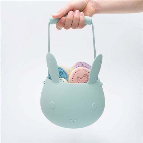 We Might Be Tiny Limited Edition Bunny Basket Pistachio - Peter's of Kensington