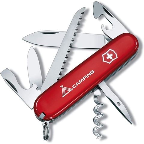 Victorinox Swiss Army Knives Swiss Army Knife Camper Red - Peter's of Kensington