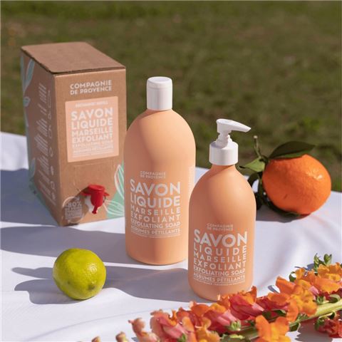 Compagnie De Provence Exfoliating Liquid Soap Refill 1L - Peter's of Kensington