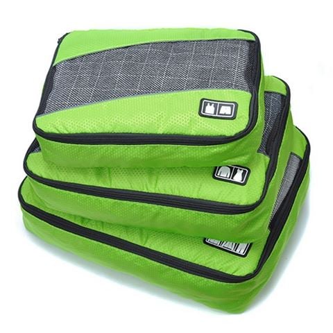 Korjo - Global City Packing Cube Set Lime 3pce