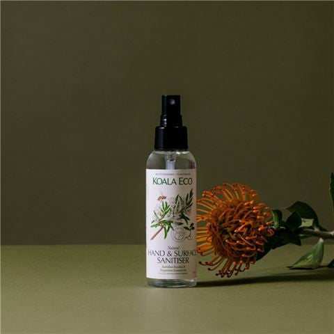 Koala Eco Rosalina & Peppermint Hand & Surface Sanitiser 125ml - Peter's of Kensington