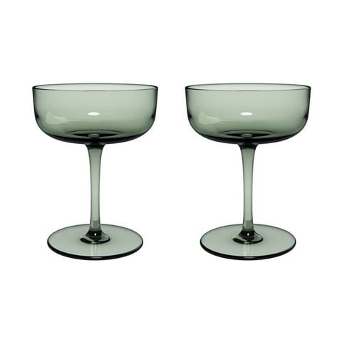 Villeroy & Boch - Like Champagne Coupe/Dessert Bowl Set Sage 100ml 2pce