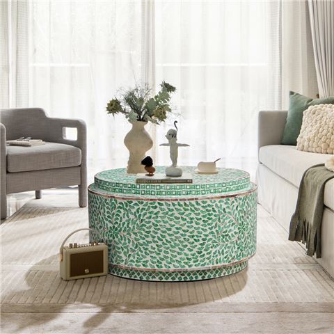 Design Arc Furniture Layla Turquoise Coffee Table - Peter's of Kensington