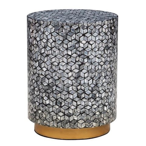Design Arc Furniture Blake Circular Shell Stool/Side Table - Peter's of Kensington