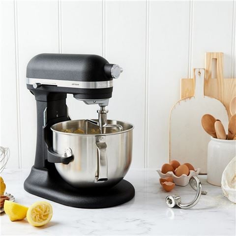 KitchenAid - KSM70 Bowl Lift Stand Mixer Cast Iron Black