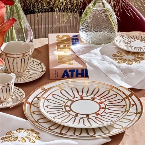 ThemisZ - The Kyma Dinner Plate Gold 31cm