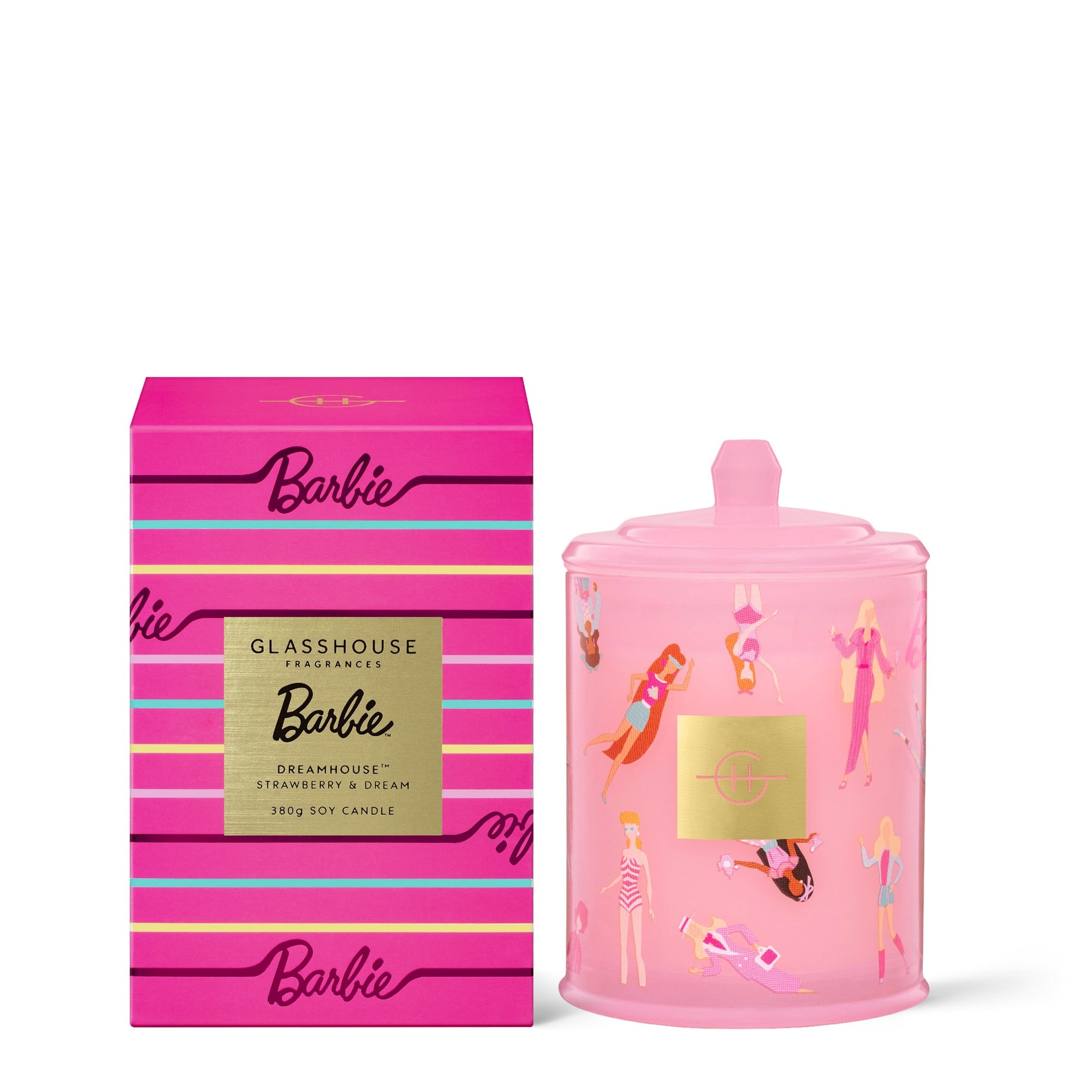 Glasshouse Limited Edition Barbie Dreamhouse Candle 380g
