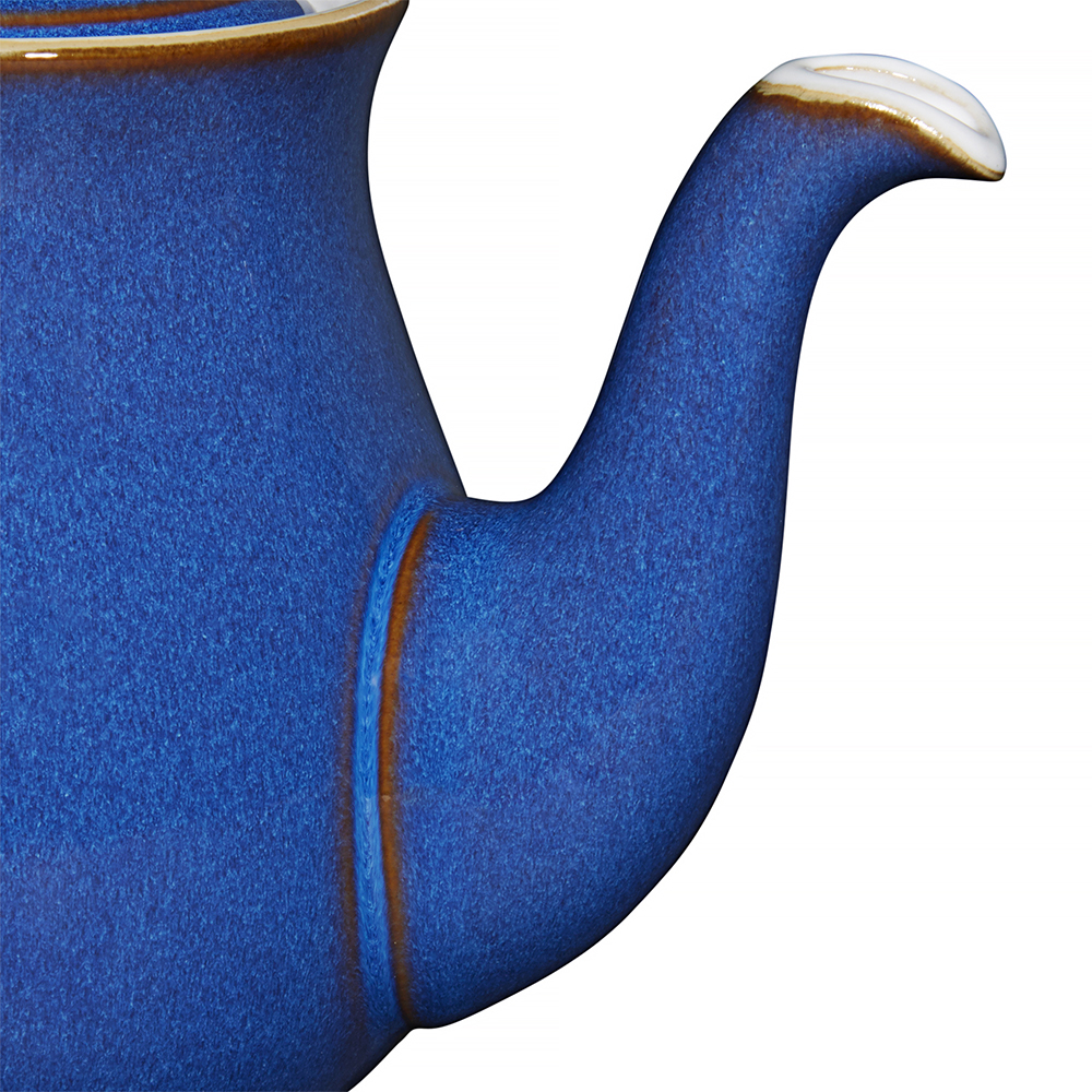 Denby Imperial Blue Teapot Peter's of Kensington