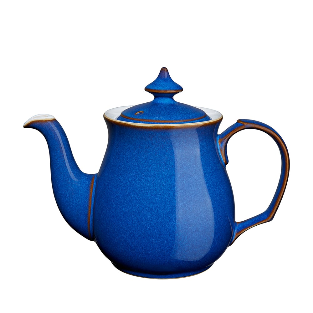 Denby Imperial Blue Teapot Peter's of Kensington