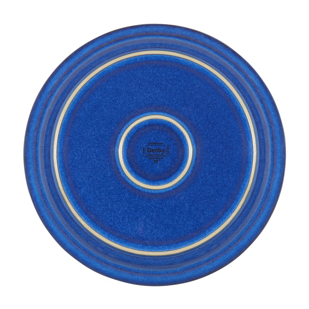 Denby Imperial Blue Dinner Plate Large 26cm Peter's of Kensington