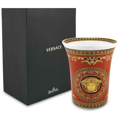 Versace - Medusa Red Vase 18cm
