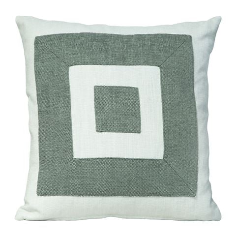 ThemisZ The Infinity Cushion Grey/White 43x43cm - Peter's of Kensington