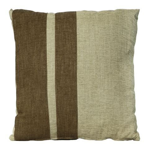ThemisZ - The Double Pillar Design Cushion Cafe Au Lait/Sand 43x43cm