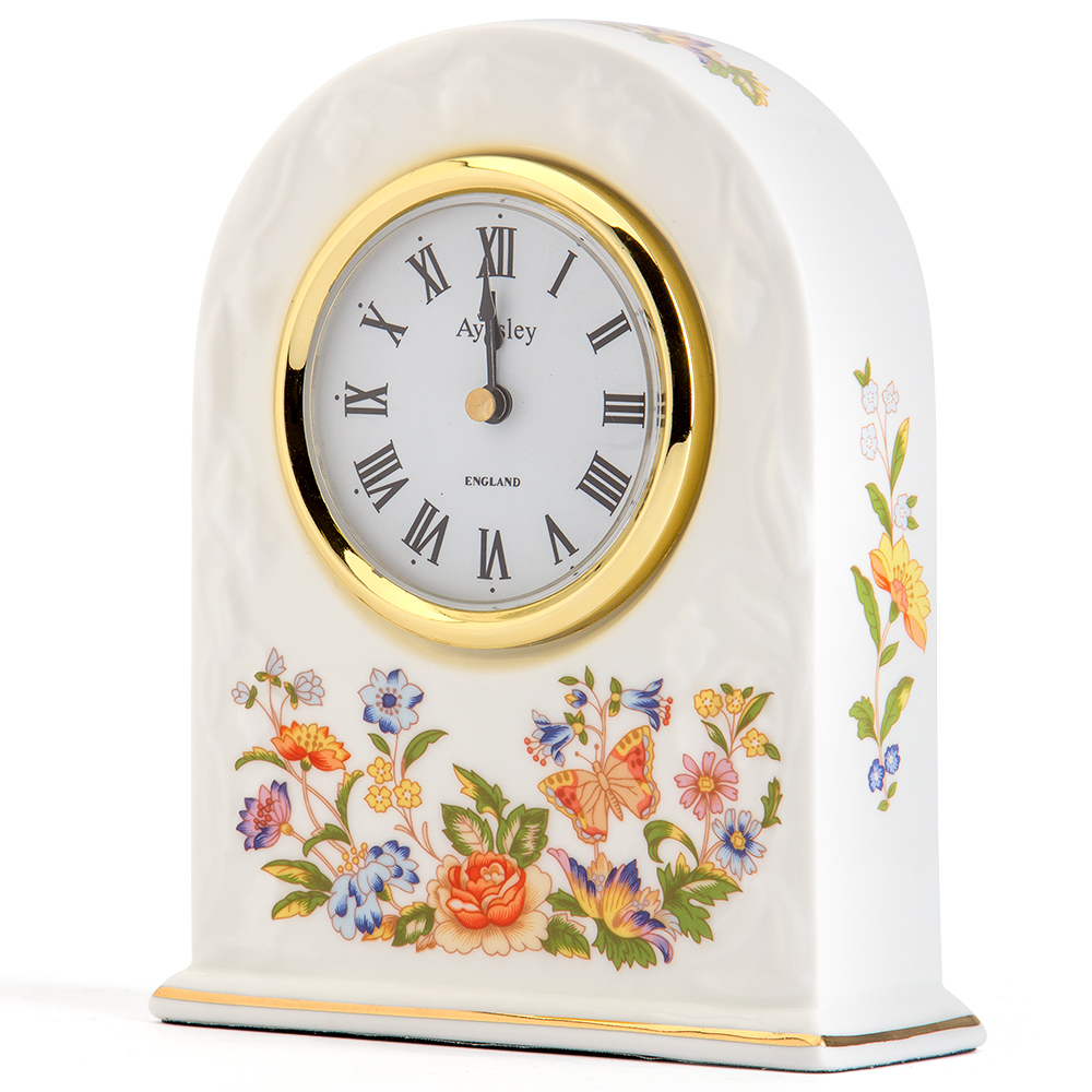 Aynsley - Cottage Garden Mantel Clock