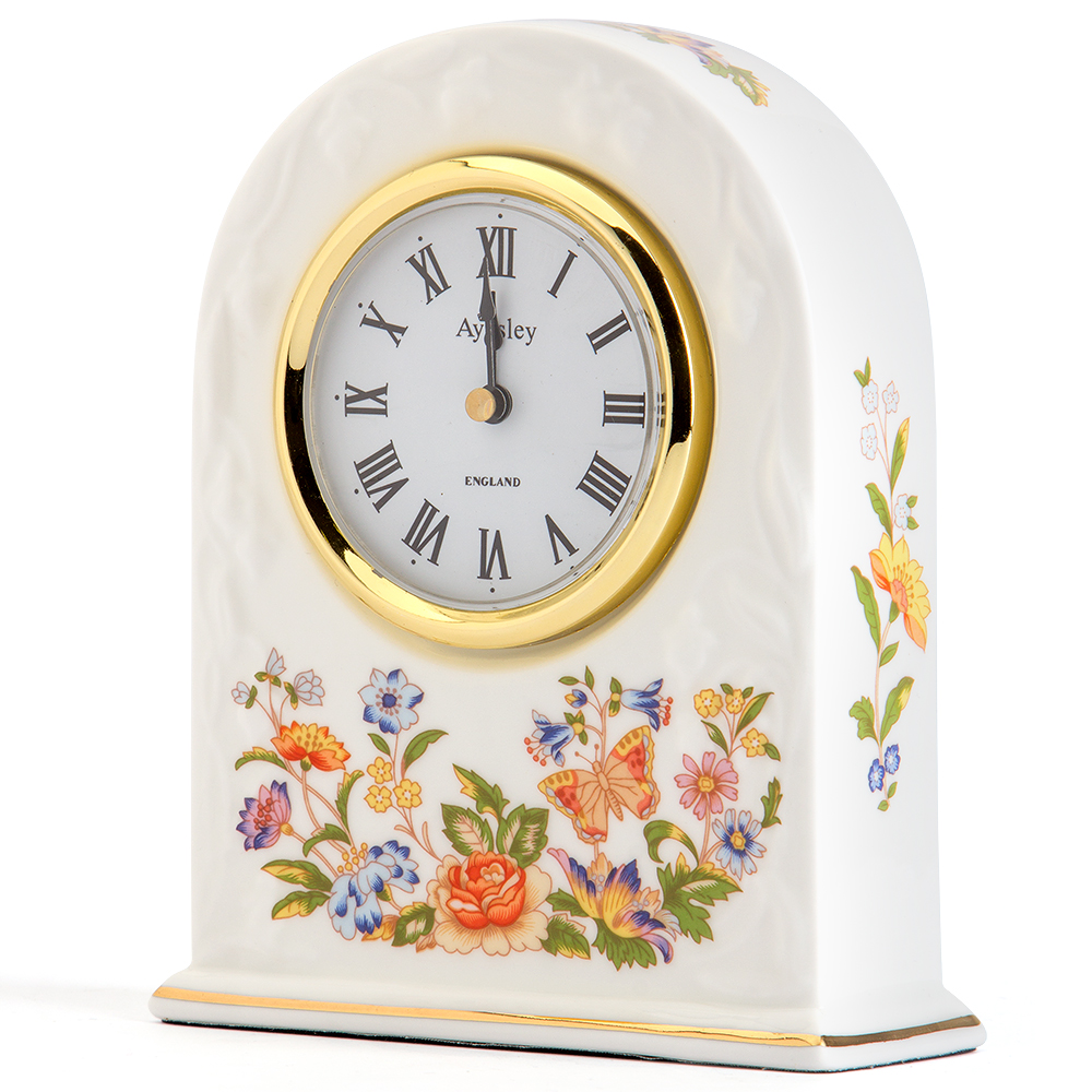 Aynsley Cottage Garden Mantel Clock