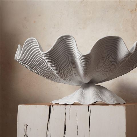 L'objet - Neptune Bowl White Large 24x34cm