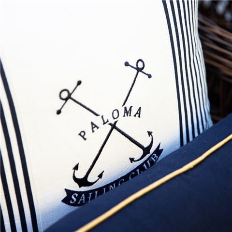 Paloma - Handcrafted Paloma Sailing Club Cushion 50x50cm
