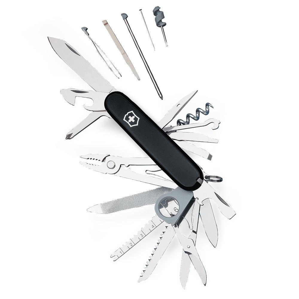 Victorinox Swiss Army Knife Ultima SwissChamp Black Peter's of Kensington