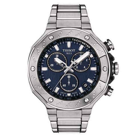 Tissot T-Race Chronograph w/Blue Dial 45mm