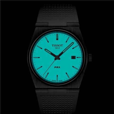 Tissot - Men's PRX Quartz Watch S.Steel White Dial 39.50x40mm T13741017011