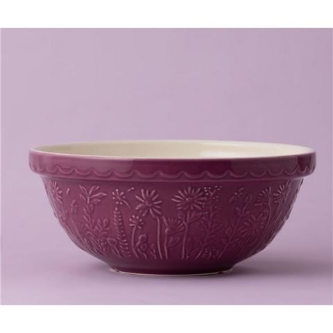 Mason Cash - In The Meadow Daisy Mixing Bowl Purple 26cm 2.7L