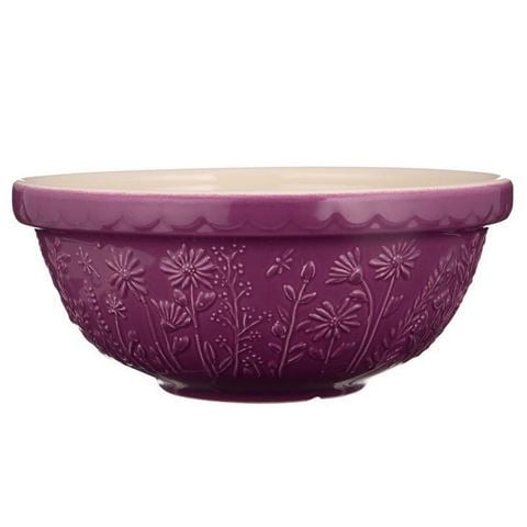 Mason Cash - In The Meadow Daisy Mixing Bowl Purple 26cm 2.7L