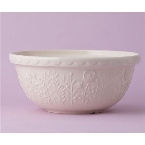 Mason Cash - In The Meadow Rose Mixing Bowl Cream 29cm 4L