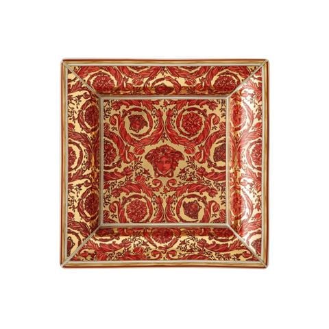 Versace Medusa Garland Square Red Bowl 18cm - Peter's of Kensington