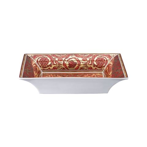 Versace Medusa Garland Square Red Bowl 28cm - Peter's of Kensington