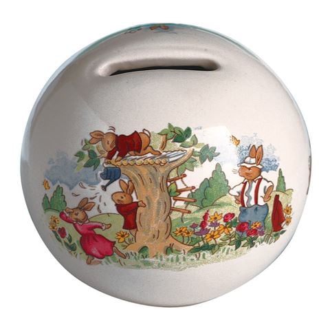Royal Doulton - Bunnykins Money Ball Bank