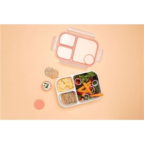 Lock & Lock - To-Go Bento Box Pink 980ml