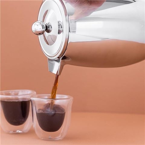 La Cafetiere - Double Walled Stainless Steel Cafetière 1L