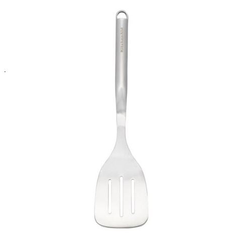 KitchenAid Tools Stainless Steel Slotted Turner 35cm - Peter's of Kensington