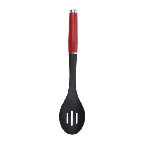 KitchenAid - Tools Empire Red Nylon Slotted Spoon 34cm