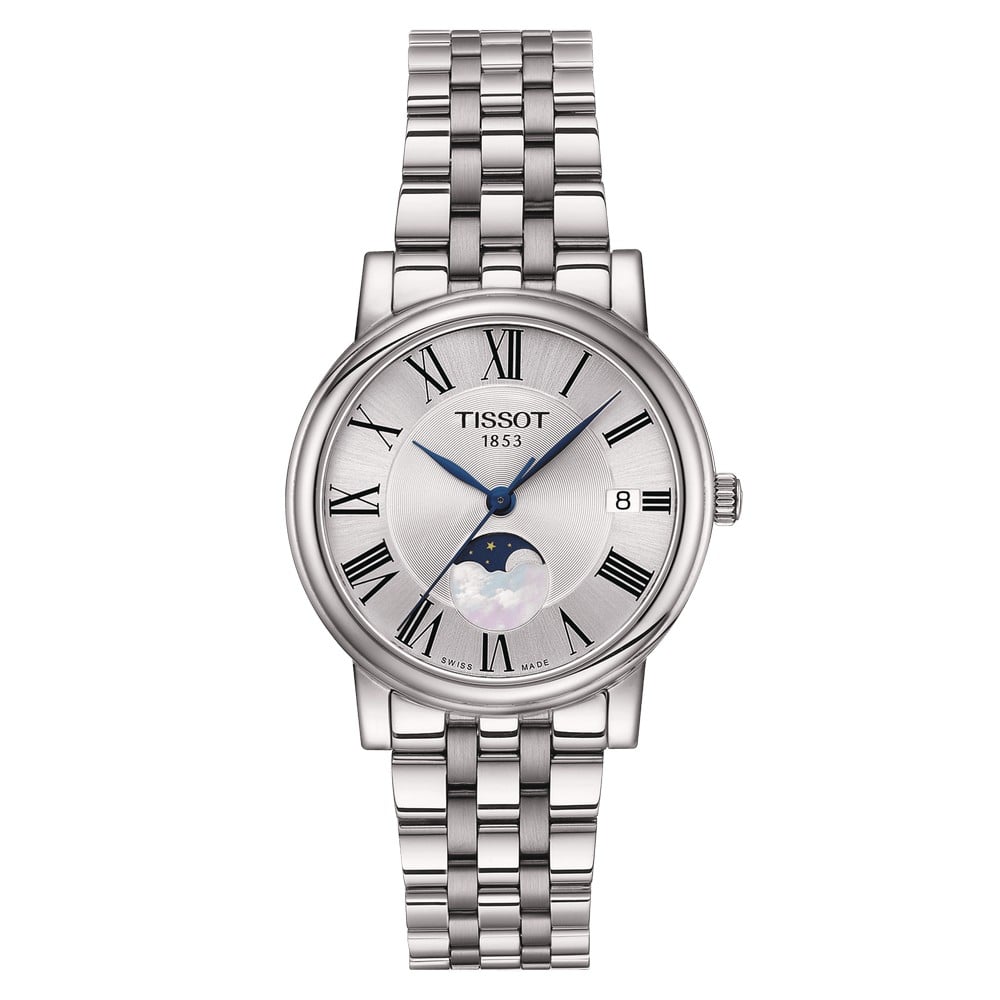 Tissot T-Classic Carson Premium Quartz Moonphase Watch 32mm  T1222231103300