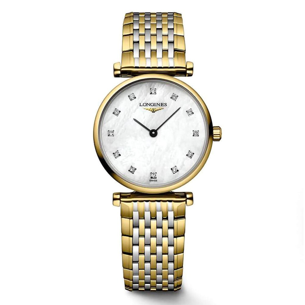 Longines La Grande Classique Quartz Watch M.O.P Diamonds 24mm