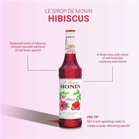 Monin - Hibiscus Syrup 700ml