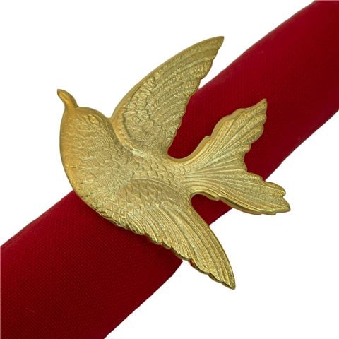 Peter's Dove Napkin Ring Gold - Peter's of Kensington