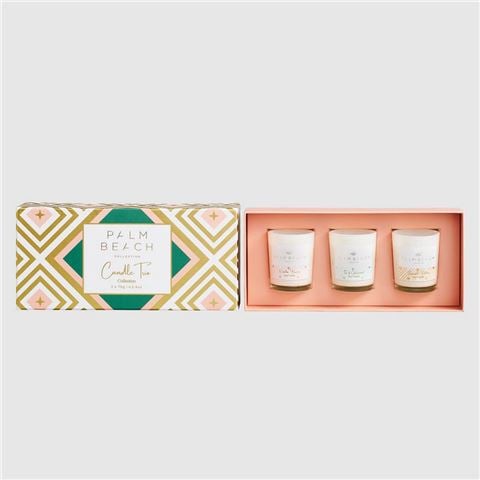 Palm Beach Collection Candle Trio Collection Set 70g 3pce - Peter's of Kensington