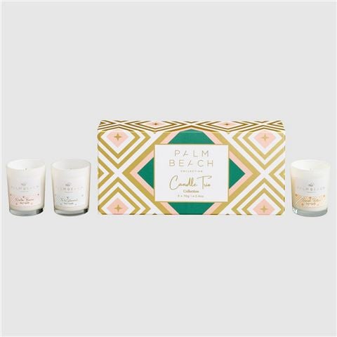 Palm Beach Collection Candle Trio Collection Set 70g 3pce - Peter's of Kensington