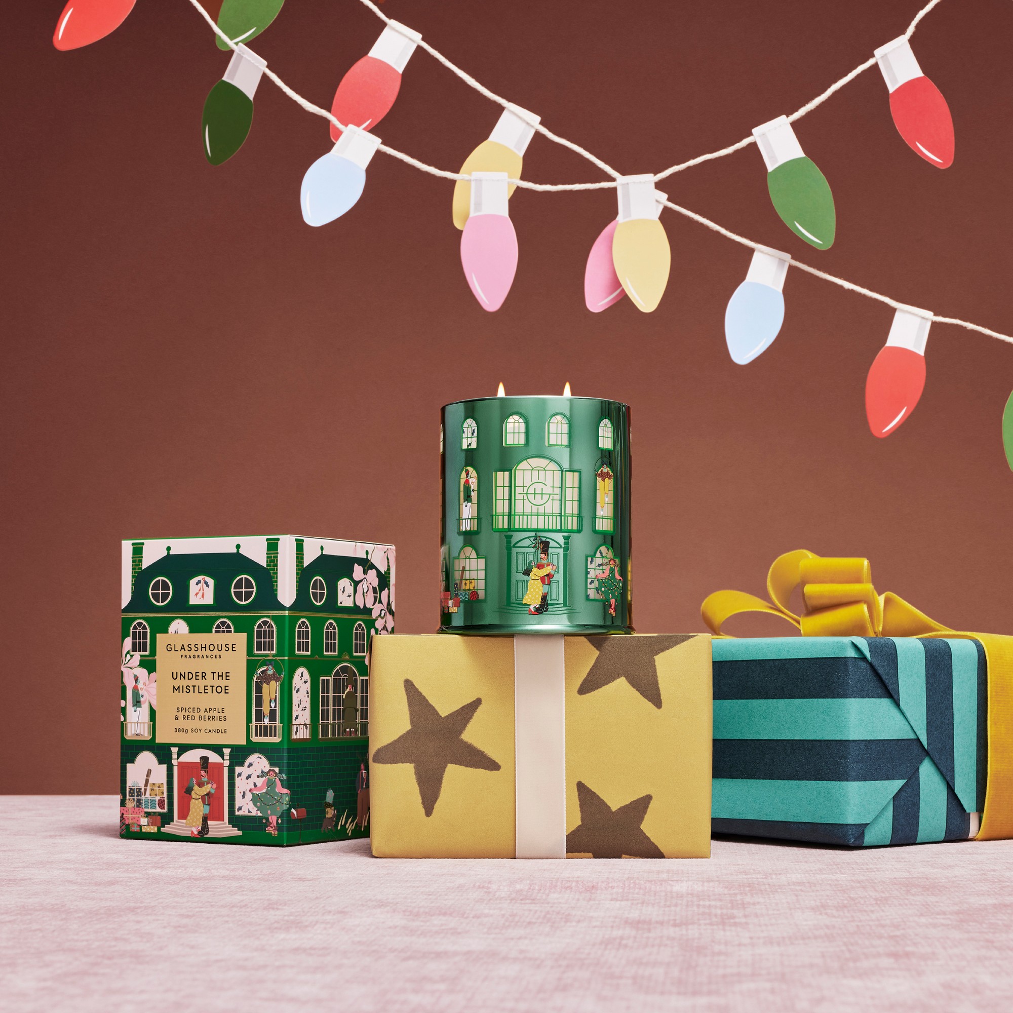 Glasshouse Limited Edition `23 Under The Mistletoe Candle 380g